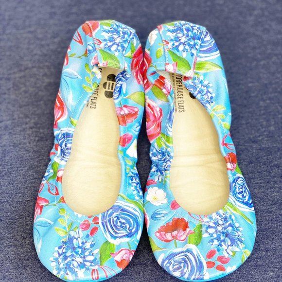 Storehouse Flats Freedom Floral Light Blue - Picture 3 of 7